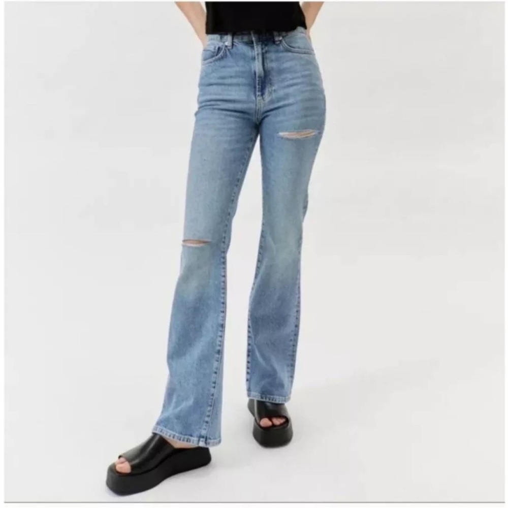 BDG Stretch High Rise Flare Jeans Size 28